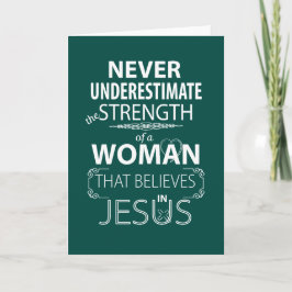 Inspireras kort Jesus för kristna kvinnor