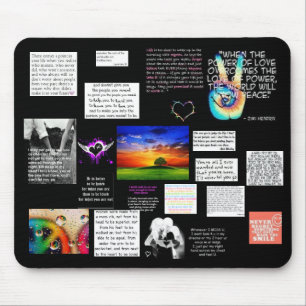 Inspireras meddelanden Mousepad Musmatta