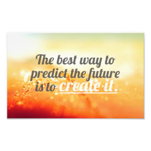 Inspireras och motivational citationstecken fototryck