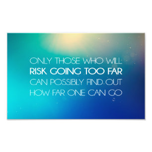 Inspireras och motivational citationstecken fototryck