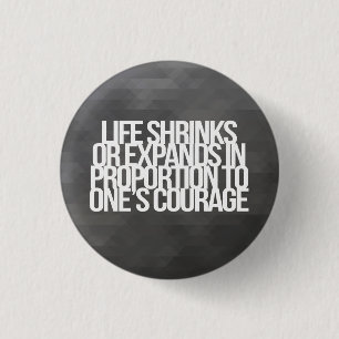 Inspireras och motivational citationstecken knapp