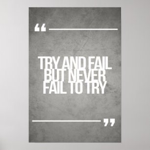 Inspireras och motivational citationstecken poster