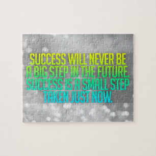 Inspireras och motivational citationstecken pussel