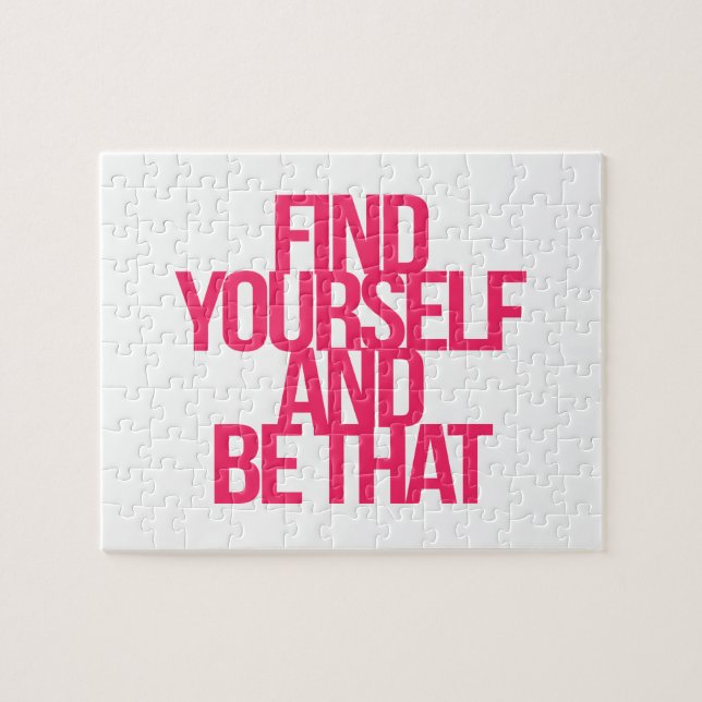 Inspireras och motivational citationstecken pussel (Horisontell)