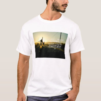 Inspireras och motivational citationstecken tee