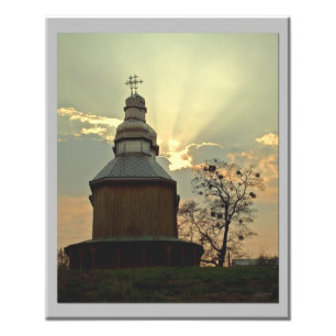 Inspireras strålar fototryck