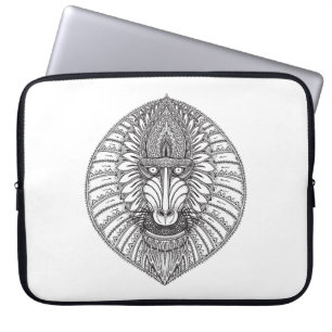 Inspirerat Baboonansikte Laptop Sleeve