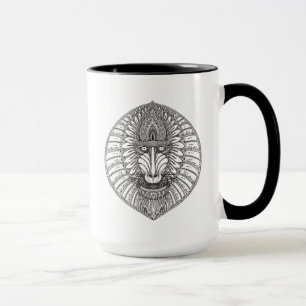 Inspirerat Baboonansikte Mugg