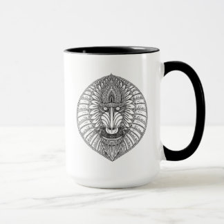 Inspirerat Baboonansikte Mugg
