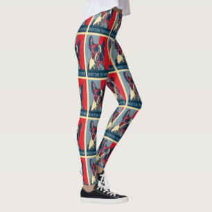 Inspirerat Boston Terrierhopp Leggings