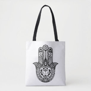 Inspirerat Hamsa symbol 2 Tygkasse