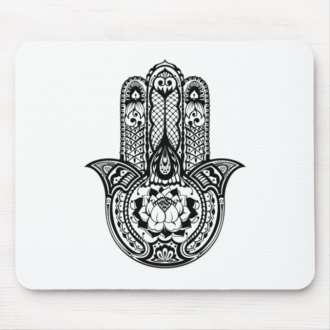Inspirerat Hamsa symbol Musmatta (Framsidan)