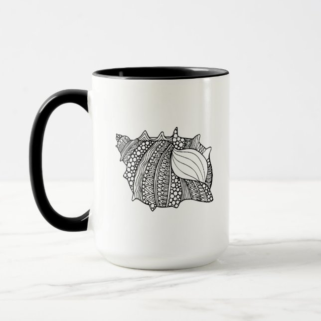 Inspirerat klotter mugg (Vänster)