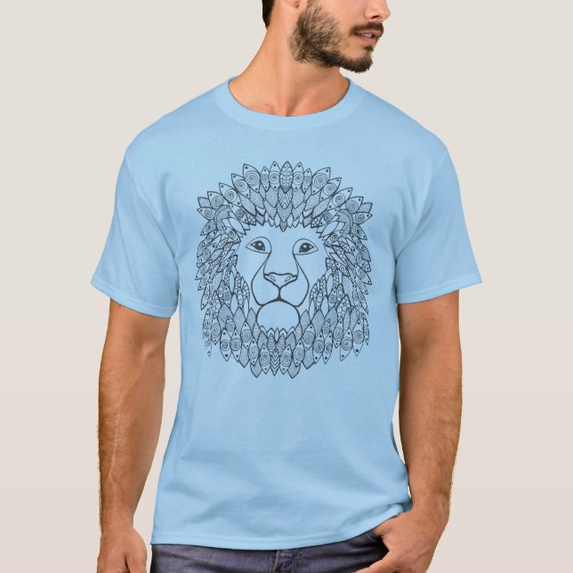 Inspirerat lejont huvud tee (Framsida)