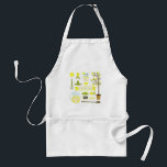 Inspirerat Lemonadeförkläde för vintage Förkläde<br><div class="desc">Ett förkläde som presenterar ett themed mönster för lemonade med illustrationer av en kanna av lemonade,  en masonburk av lemonade,  citronkilar,  ett citronträd,  en kanister av socker,  en räckajuicer,  en sikt och en träsked.  Personifiera med ditt namn.</div>