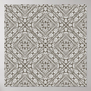 Inspirerat mönster 2 poster