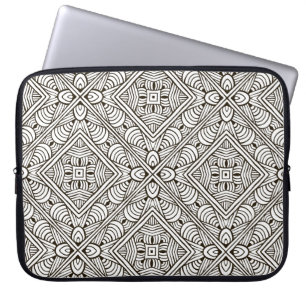 Inspirerat mönster laptop fodral