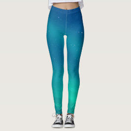 Inspirerat nordligt ljus - damasker leggings