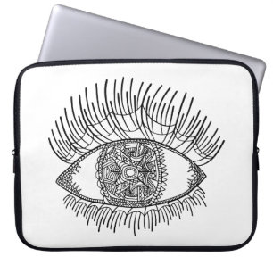 Inspirerat öga laptop sleeve