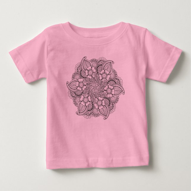 Inspirerat rundainslag t shirt (Framsida)