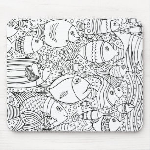 Inspirerat skola av fisk musmatta