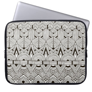 Inspirerat stam- mönster laptop sleeve