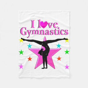 INSPIRERING I KÄRLEK GYMNASTIKKONSTRUKTION FLEECEFILT