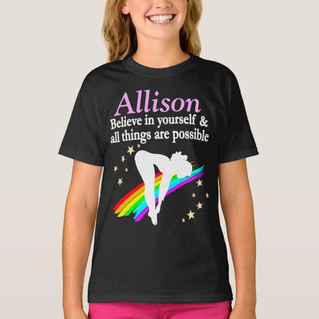 INSPIRERINGSDIVER GIRL PERSONLIG T SHIRT (Framsida)