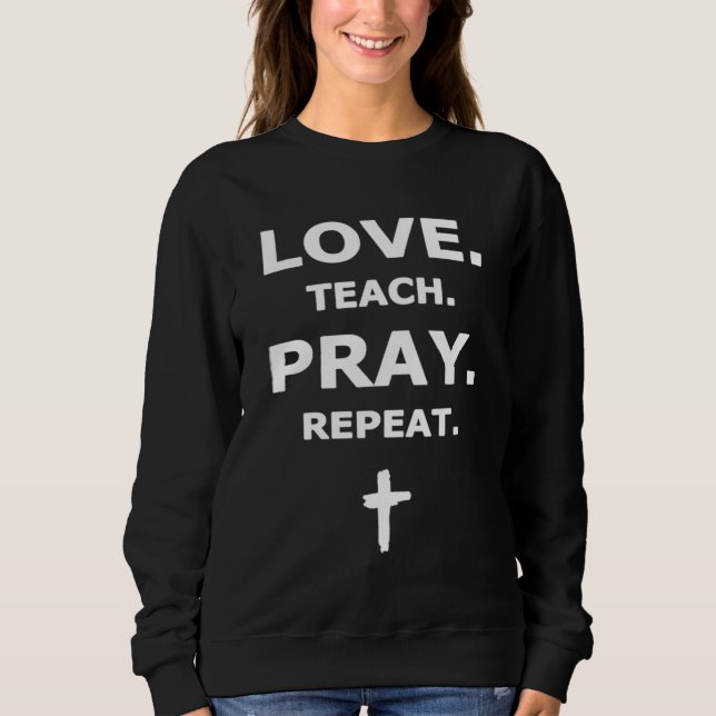 Inspiring Christian Homeschooling with Cross Symbo T Shirt (Framsida)
