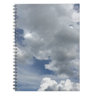 Inspiring Cloudscape Anteckningsbok Med Spiral