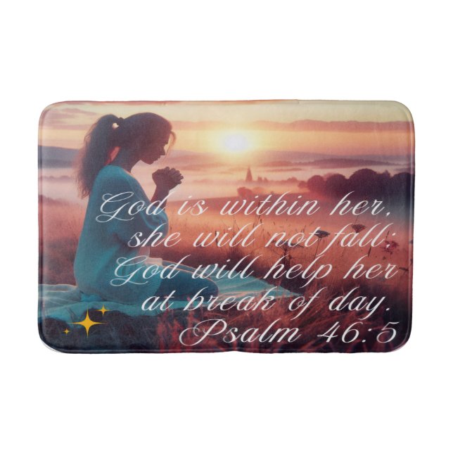 "Inspiring Faith" Bath Mat Badrumsmatta (Framsidan)