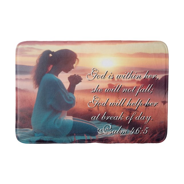 "Inspiring Faith" Bath Mat Badrumsmatta (Framsidan)