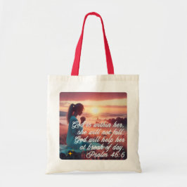 'Inspiring Faith' Budget Tote Bag Tygkasse