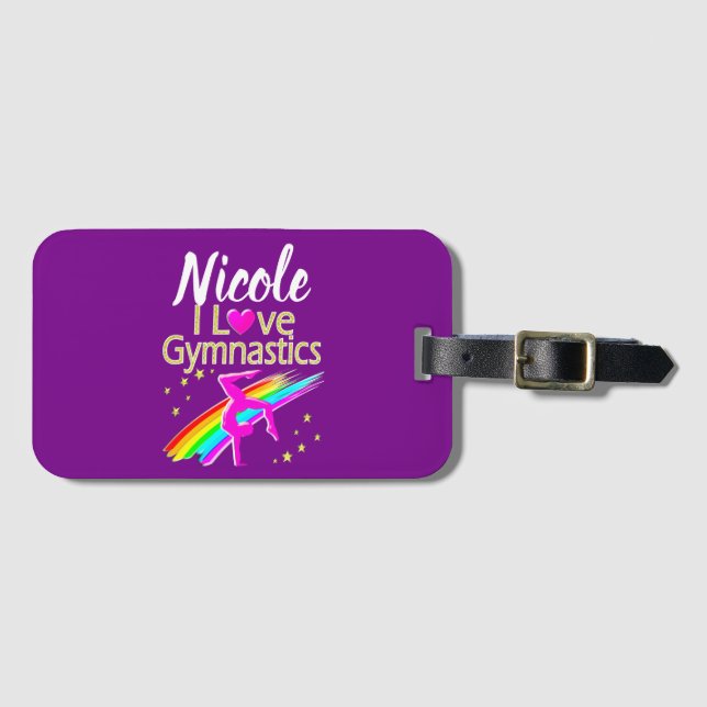 INSPIRING I KÄRLEK GYMNASTICS DESIGN BAGAGEBRICKA (Framsida horisontal)