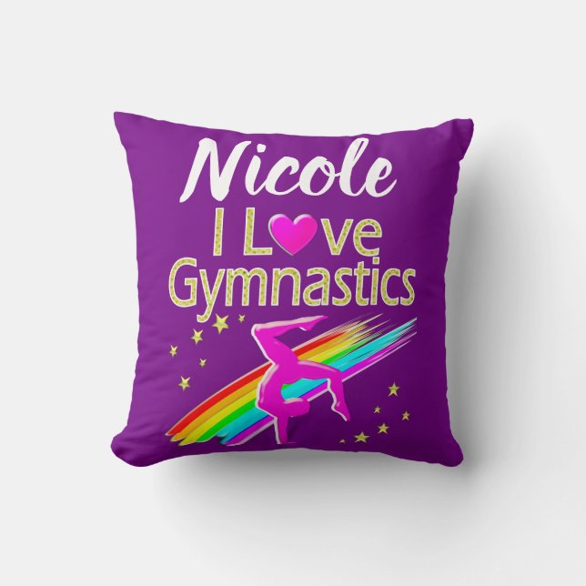 INSPIRING I KÄRLEK GYMNASTICS DESIGN KUDDE (Framsida)