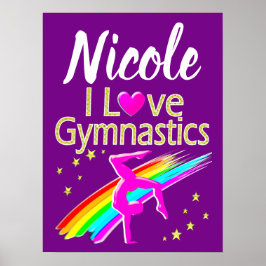 INSPIRING I KÄRLEK GYMNASTICS DESIGN POSTER