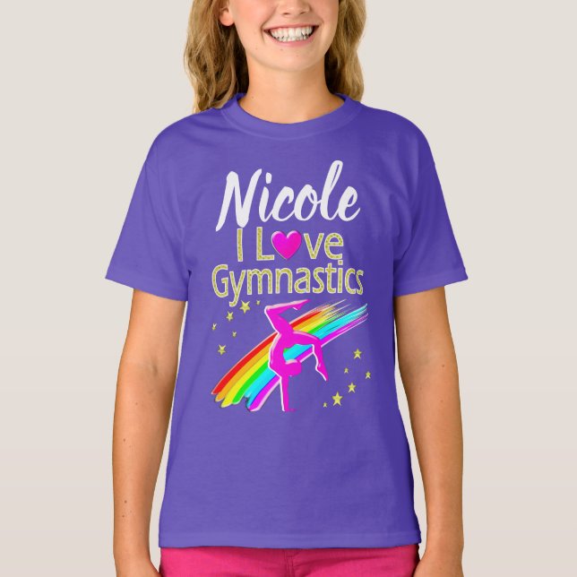 INSPIRING I KÄRLEK GYMNASTICS DESIGN T SHIRT (Framsida)