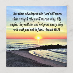 INSPIRING ISAIAH 40:31 INBJUDNINGAR