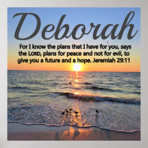 INSPIRING JEREMIAH 29:11 PERSONLIG POSTER
