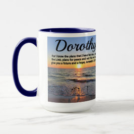 INSPIRING JEREMIAH 29:11 PERSONLIG SUNRISE MUGG