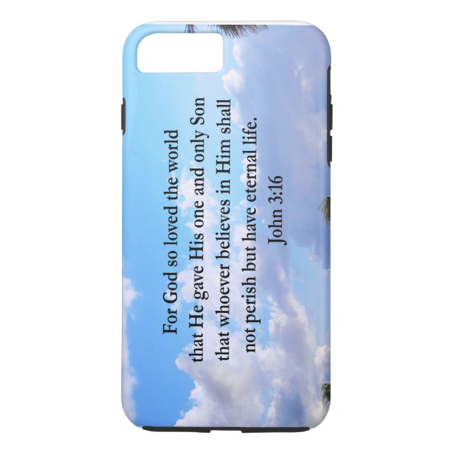 INSPIRING JOHN 3:16 PHOTO Case-Mate iPhone SKAL (Baksida)