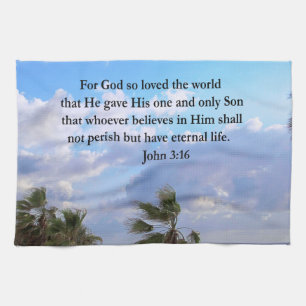 INSPIRING JOHN 3:16 PHOTO KÖKSHANDDUK