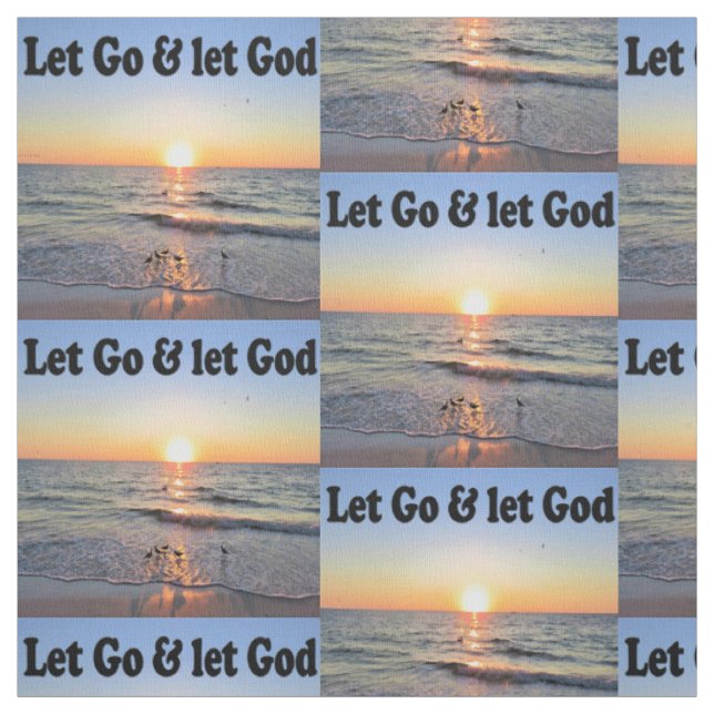 INSPIRING LET GO OCH LET GOD SUNRISE PHOTO TYG (Provkarta)