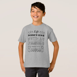 Inspiring Life och Mamma Quote Tagless Shirt Tee
