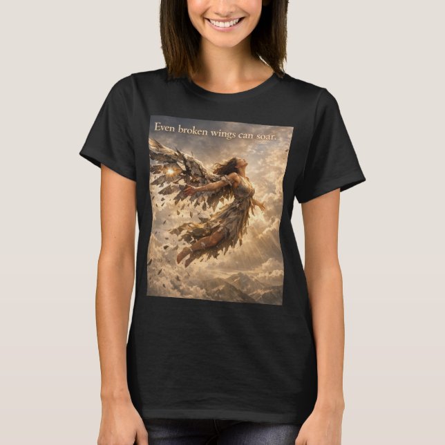 Inspiring Minimalist Tee – Motivational Quote Shir (Framsida)