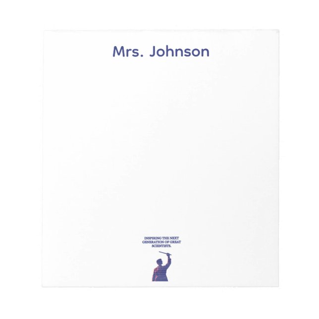 Inspiring Next Generation Great Scientists Design Anteckningsblock (Framsida)