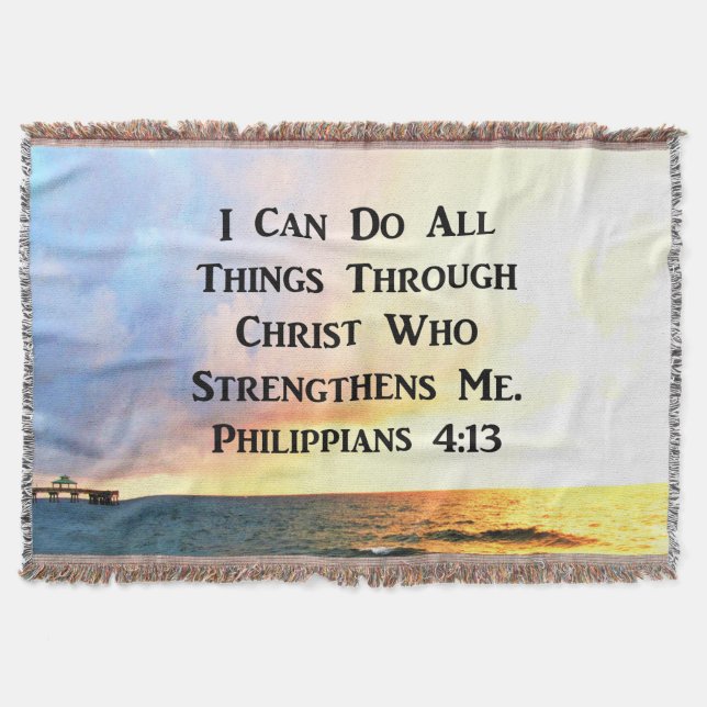 INSPIRING PHILIPPIANS 4:13 SCRIPTURE VERSE MYSFILT (Framsidan)