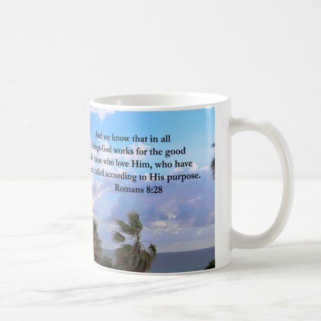 INSPIRING ROMANS 8:28 DESIGN KAFFEMUGG (Höger)