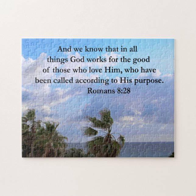 INSPIRING ROMANS 8:28 DESIGN PUSSEL (Horisontell)