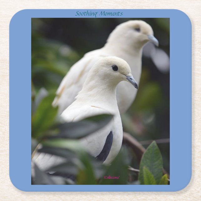 Inspiring Square Paper Coaster Underlägg Papper Kvadrat (Framsidan)